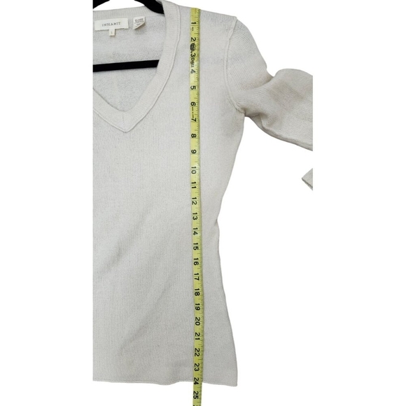 Inhabit Cashmere Plunge Neckline Sweater Size: S - Picture 9 of 13